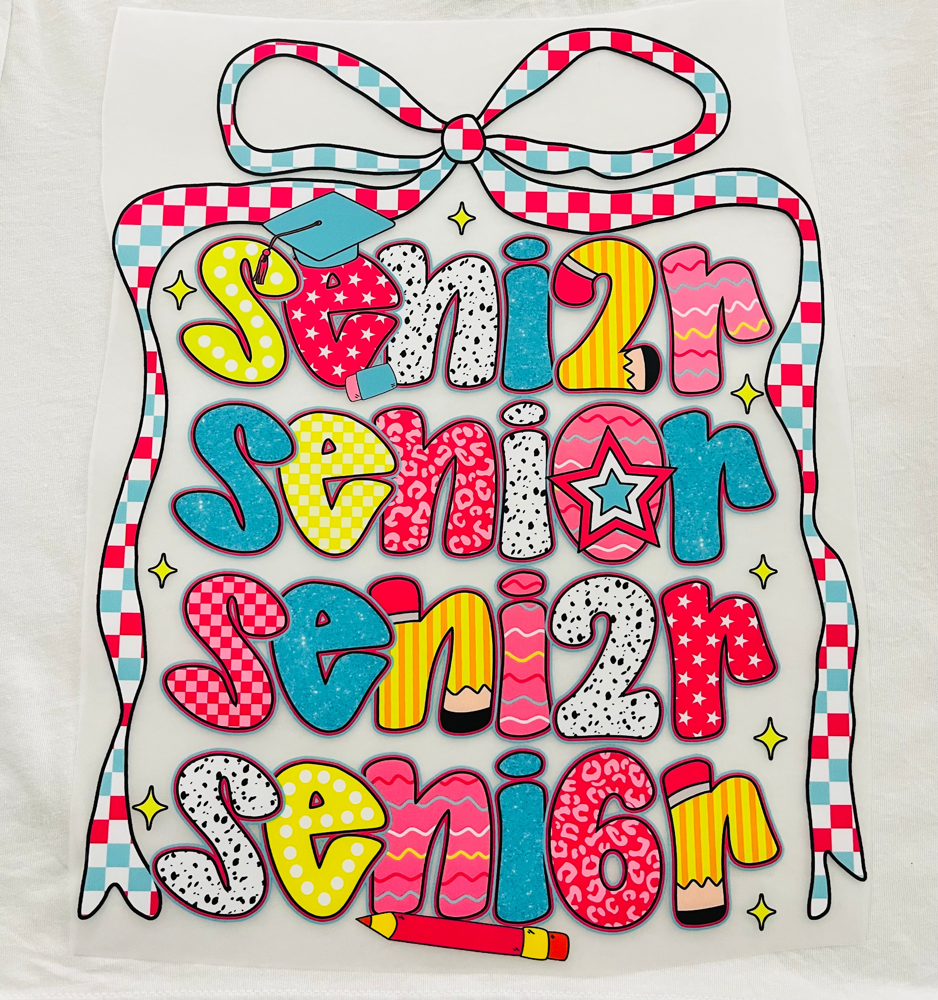 Short Sleeve:  "Sr.2026"