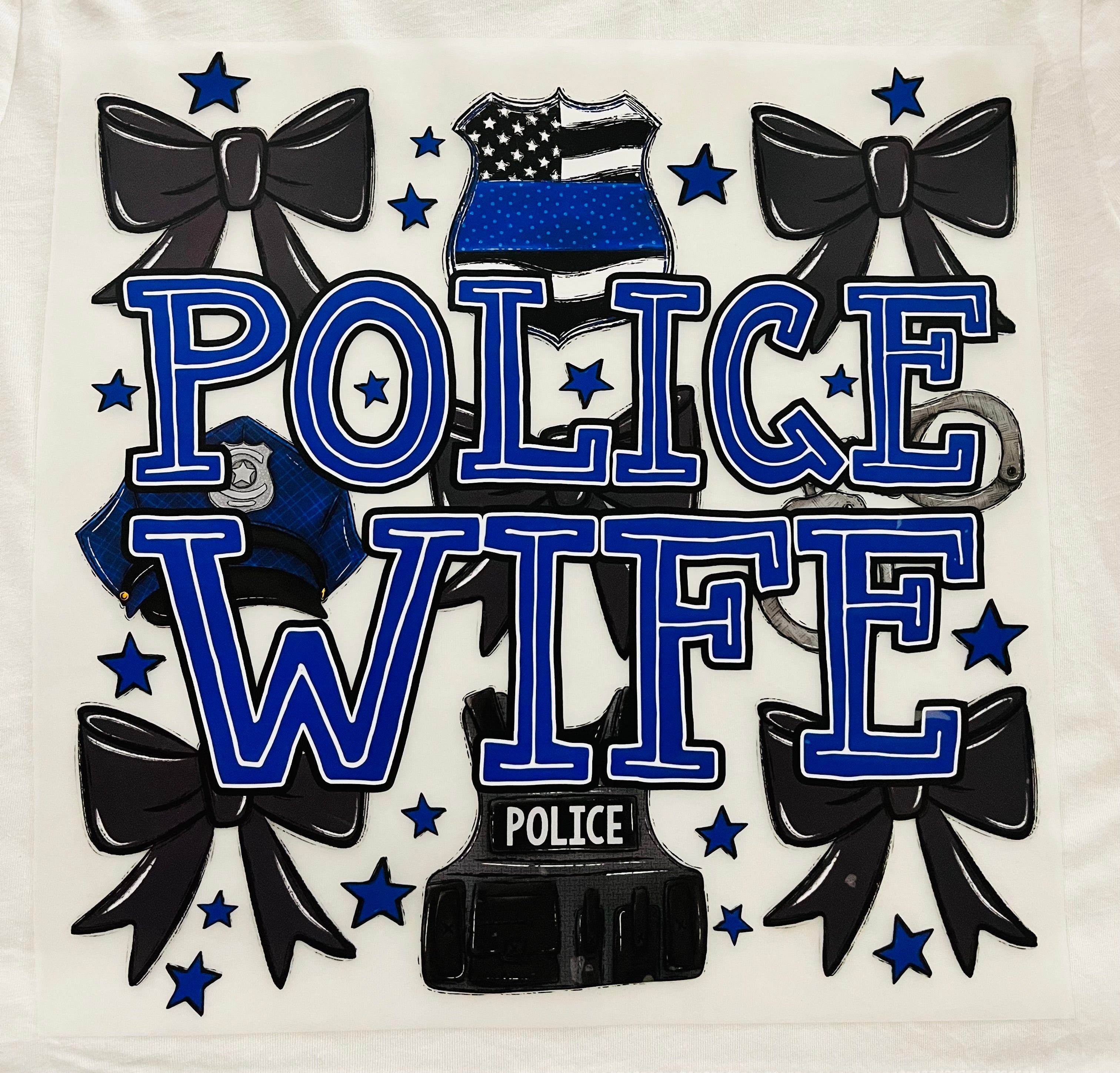 Short Sleeve: "Police Wife"
