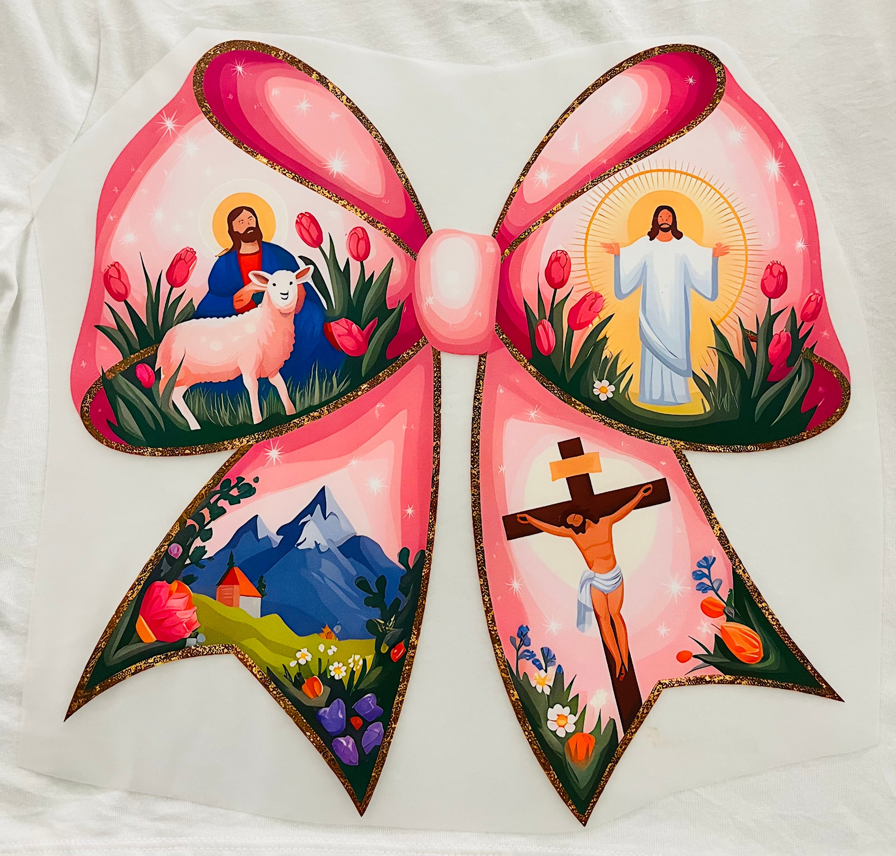 Short Sleeve:   "Jesus Bow"