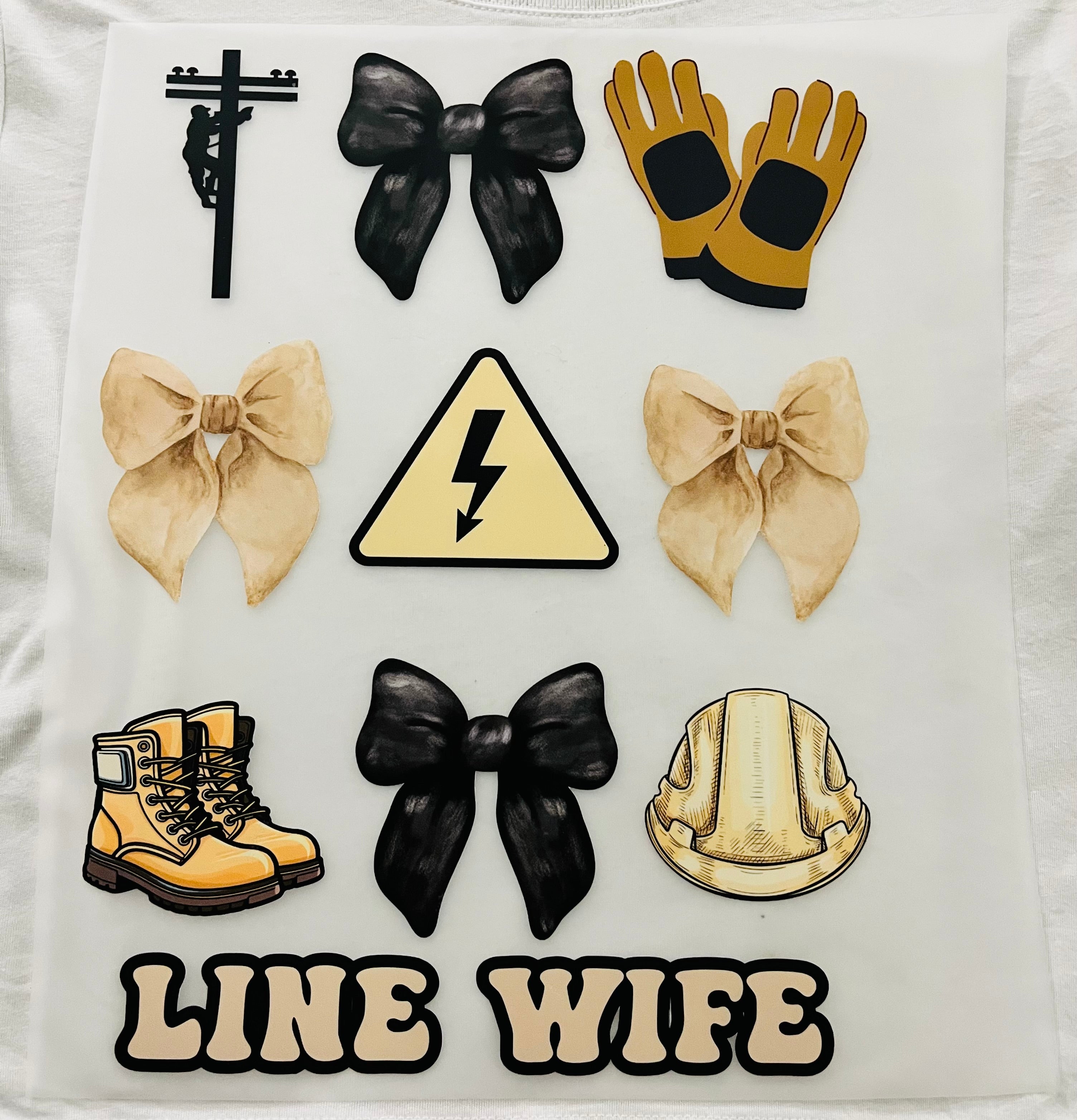 Short Sleeve: "Line Wife"