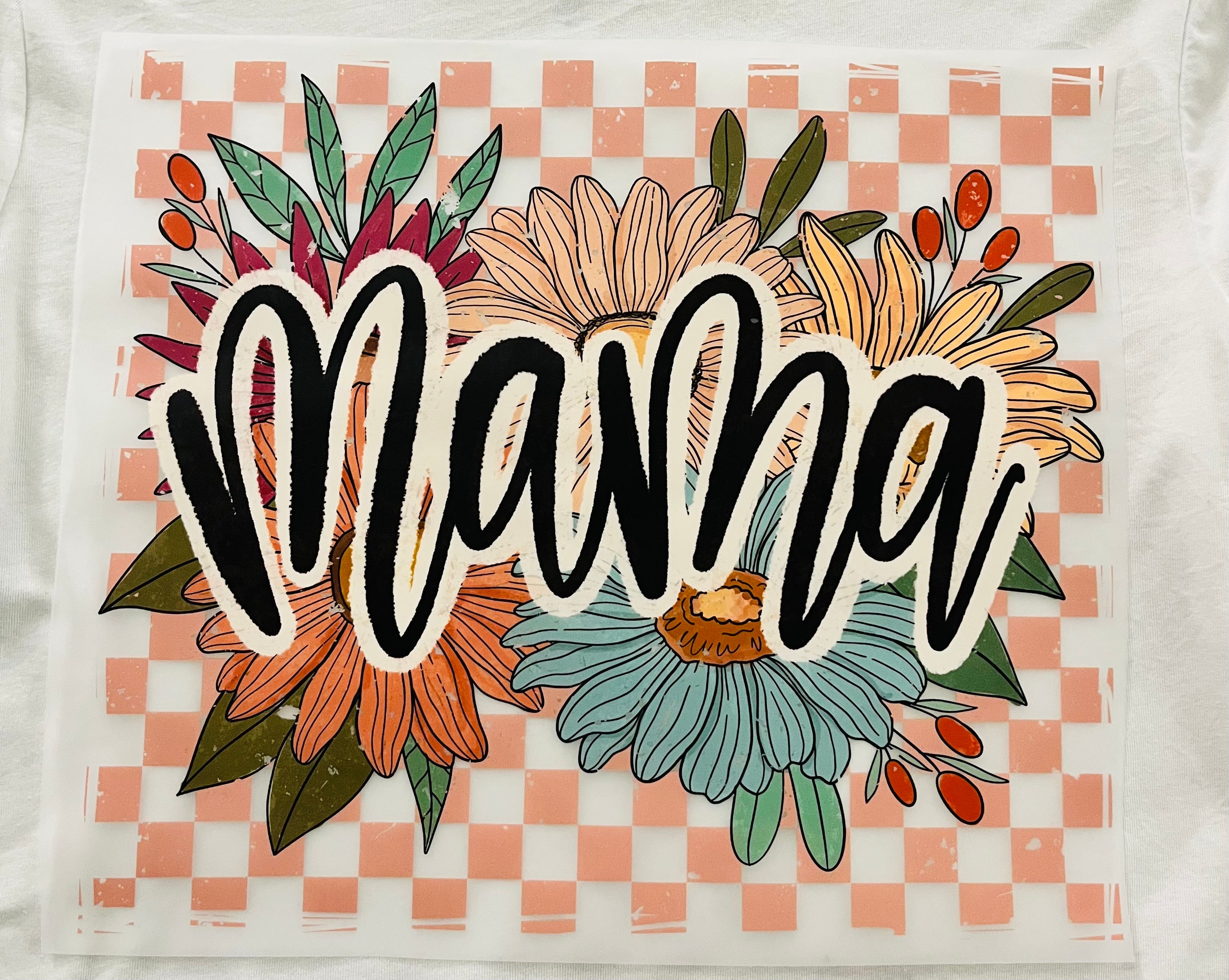 Short Sleeve: "MaMa Flower"
