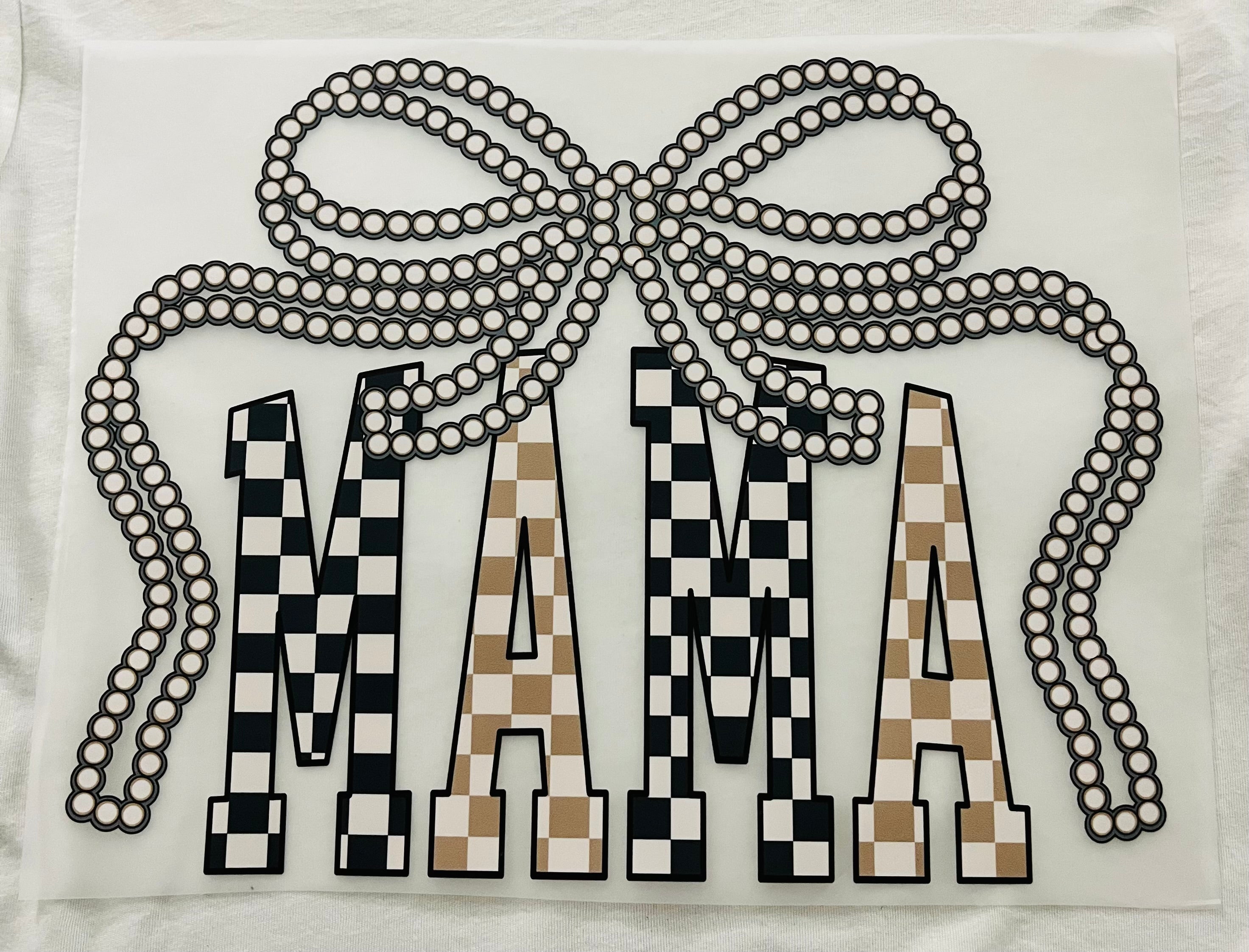 Short Sleeve: "MaMa Bow"