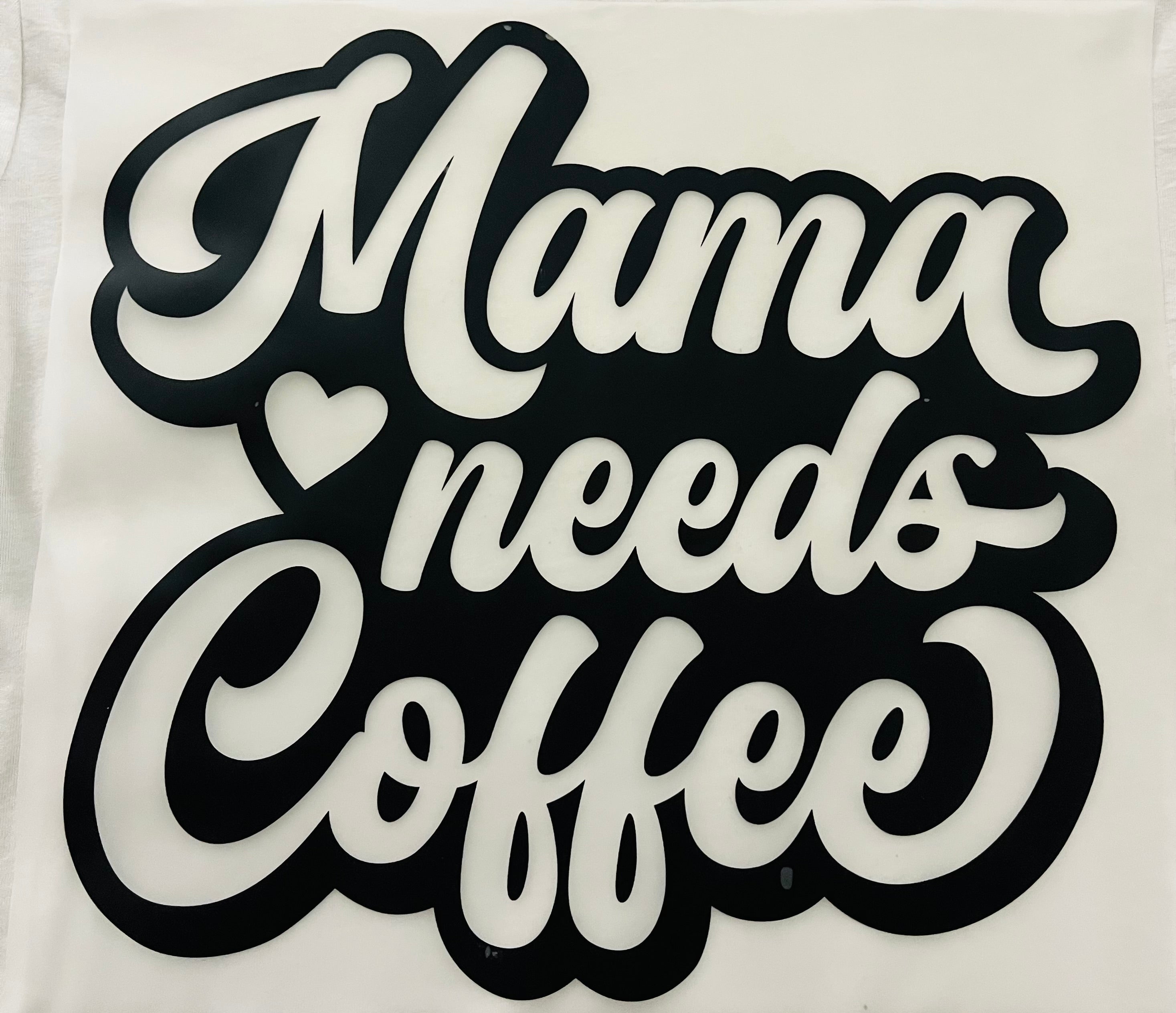 Short Sleeve: "Mama Needs Coffee"